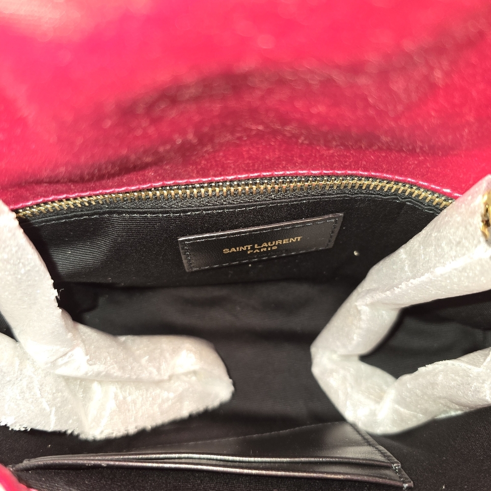 YSL Pink Toy Puffer Quilted Handbag - Picture 7 of 13
